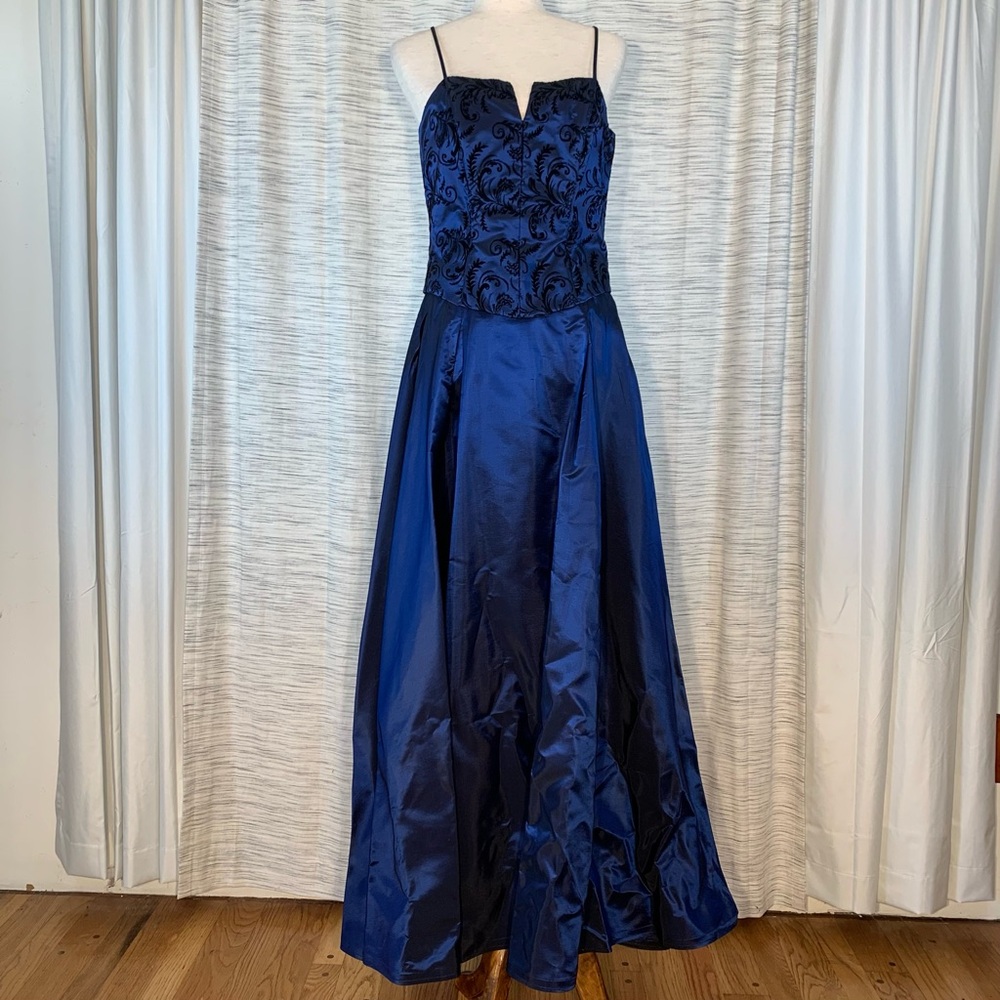 A. Algo Blue Formal Evening Gown - Picture 2 of 16